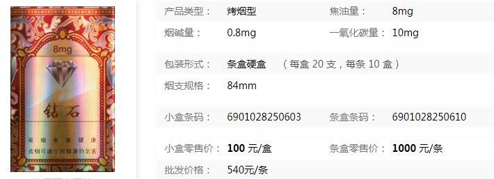 2023鉆石硬錦繡香煙最新批發價格介紹截圖