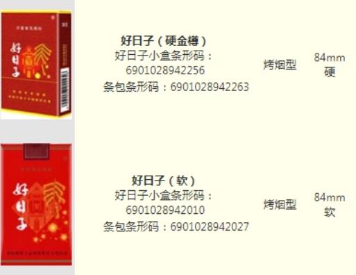 雙喜好日子香煙種類及批發價格介紹截圖